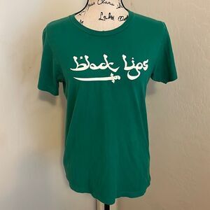 Black Lips Green Graphic Shirt